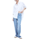 H&M Wide High Jeans - Blå