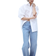 H&M Wide High Jeans - Blå