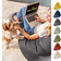 Green Bean 2er Set Indoor Home Linen Hocker mit EPS Perlen Füllung Sitzsack 2Stk.