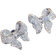 Shein Cubic Zirconia Bow Stud Earrings