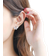 Shein Cubic Zirconia Bow Stud Earrings