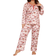 Shein Santa Claus Print Long Sleeve Pajama Set Plus Size