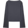 Stradivarius Polyamide T-shirt Met Boothals - Grijs