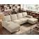 Linsy Home Multi Color Sectional 34.65 H X 111.02 W X 55.91 D Sofa 111" 4 Seater
