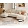 Linsy Home Multi Color Sectional 34.65 H X 111.02 W X 55.91 D Sofa 111" 4 Seater