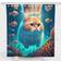 DDS-DUDES Cute cat shower curtain