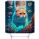 DDS-DUDES Cute cat shower curtain