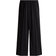 H&M Wide Crease-Detail Trousers - Black
