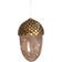Sirius Celina Juleophæng Agern H16 cm Dark Oak/Guld Juletræspynt