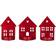 Ib Laursen Stage T Fyrfadslys Hus Rød 3 Forsk Fyrfadsstage 10.6cm 3stk