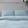 Dunelm Soft & Cosy Cotton Duvet Cover Blue (200x135cm)