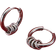 Shein Ring Decor Hoop Earrings