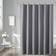 OVZME Berry Grey Shower Curtain Set 72 x 72