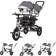 Chipolino Babyshoppen Dreirad 2Play Lenkstange Drehbar Grau