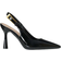 Shein Wide Fit Women's High Heel Backstrap Pumps - Patent Leather Metal