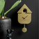 Karlsson Cuckoo Metallic Gold Wall Clock 21.5cm
