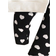 Shein Cute Handpainted Heart Print Sweatshirt And Leggings - Soft Round Neck