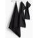 H&M Cotton Terry Guest 30 x 50 Guest Towel Black (50x30cm)