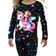 Shein Glow In Dark Unicorn Long Pants Set - Solid Color