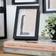 Dunelm Alton Black Black Photo Frame 10.2x15.2cm