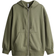 H&M Oversized Zip Through Hoodie - Khaki Green