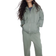H&M Oversized Zip Through Hoodie - Khaki Green