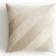 H&M Striped Velvet - - 50x50 Cushion Cover Beige (50x50cm)