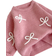 Shein Embroidered Pink Pullover Sweater - Pink