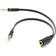 OcioDual Répartiteur De Câble Mini Jack 3,5 mm 2x 0.1m