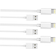Krefx 3-Pack 2M Lightning laddare iPhone 13/12/11/ Xs/Max/X/8/7/6/5/SE 2m