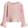 H&M Knitted Sweater With Flared Sleeves - Light Pink (1248217003)