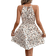 Shein Bedrucktes ärmelloses Neckholder Kleid für Damen