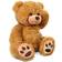 LotFancy LotFancy 20 inch Teddy Bear Stuffed Animals, Soft Cuddly Stuffed Plush Bear, Cute Stuffed Animals Toy with Footprints, Gifts for Kids Baby Toddlers on Baby Shower, Birthday, Easter, Tan Color