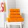 Elements Stripe Guest Towel Orange