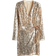 H&M Sequined Wrap Dress - Yellow