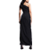 Vesper Satin Contrast Maxi Dress - Black