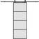 vidaXL Med Beslag 76x205 cm ESG Glas Skjutdörr Frostat glas (76x205cm)
