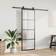 vidaXL Med Beslag 76x205 cm ESG Glas Skjutdörr Frostat glas (76x205cm)