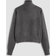 Cider Knit High Neck Solid Long Sleeve Top