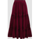 Cider Velvet Mid Rise Ruffle Maxi Skirt
