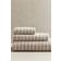 H&M Striped 70x140 Bath Towel White, Beige (140x70cm)