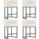 Wade Logan Wade Logan 27 Inch H Counter Height Bar Stools Seating Stool 33.5" 4pcs