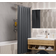 NEATERIZE Shower Curtain For Bathroom Charcoal 72 x 72 Inches