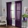 The Mill Shop Voile Slot Top Pair of Panels - Purple - 150 cm x 206 cm Drop 150x206cm