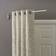 Dunelm Trinity Metal Door Curtain Pole Silver 110cm