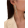 Shein Rhinestone Tassel Drop Earrings