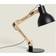 LEDKIA Schreibtischlampe Metall Gratoh Schwarz Tischlampe 33cm