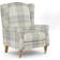 Dunelm Oswald Grande Check Wingback Oswald Armchair 108cm