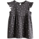 H&M Flounce Trimmed Jersey Dress - Dark Grey/Floral (0928133066)