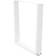 vidaXL 4012649 White Table Leg 73.3cm 2pcs